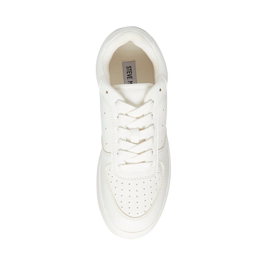 White Steve Madden Rocket Women's Platform Shoes | PH 3268AJQ